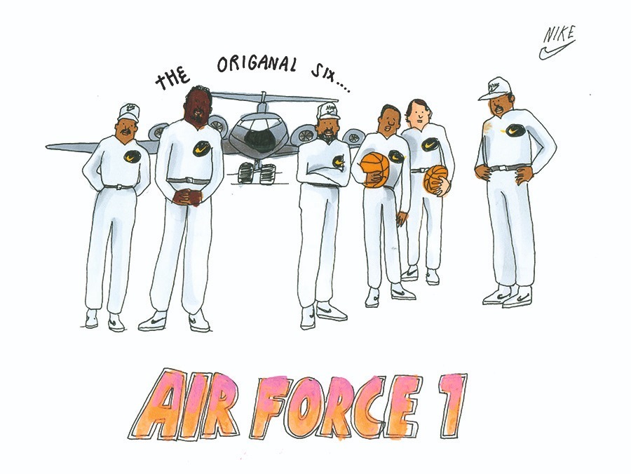 The Illustrated History of the Nike Air Force 1 - Part 1 | Grailify